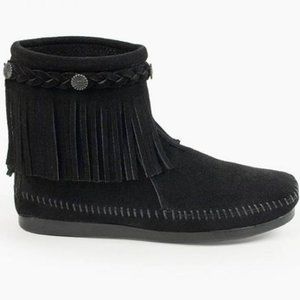 Women's Ankle Fringe Minnetonka Boots